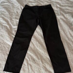 7 For All Mankind Black Chinos